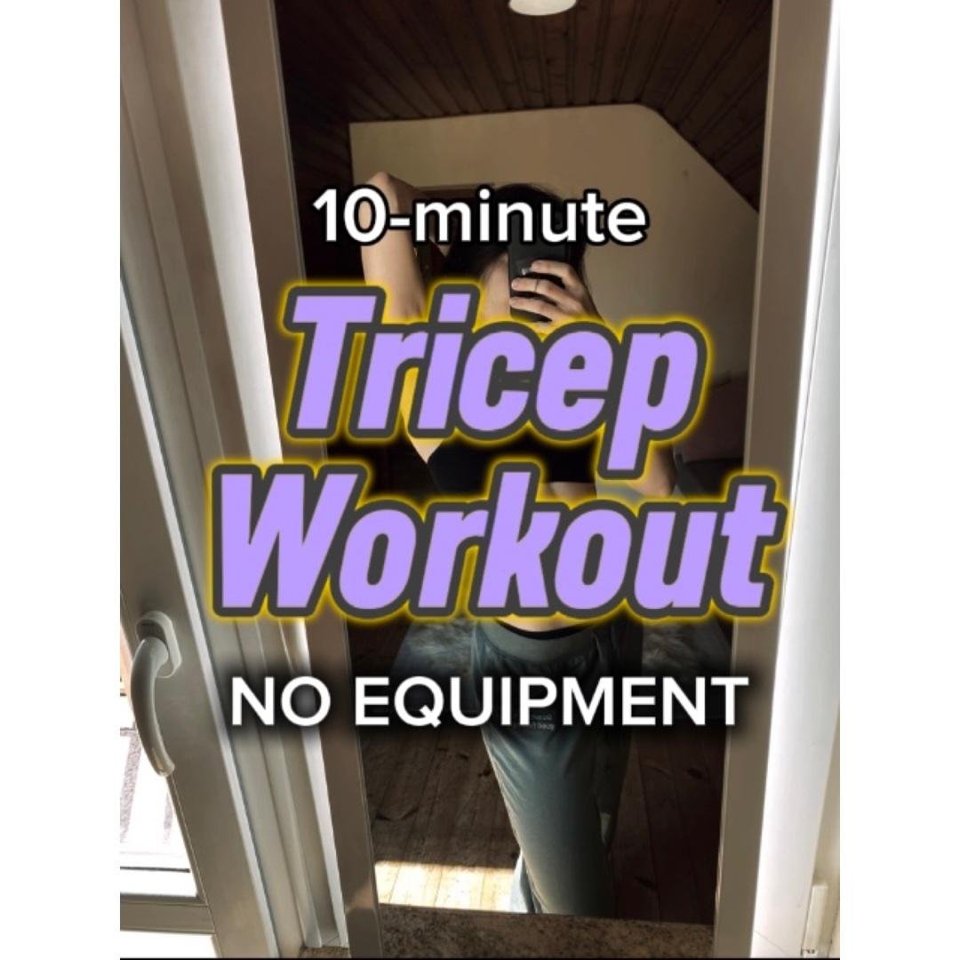 Kiss Flabby Arms Goodbye! 10-Min Tricep Workout 4 Toned Arms