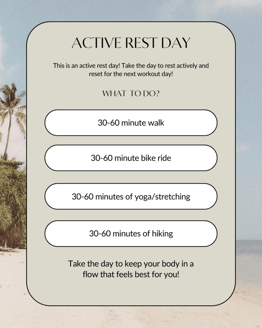 Active Rest