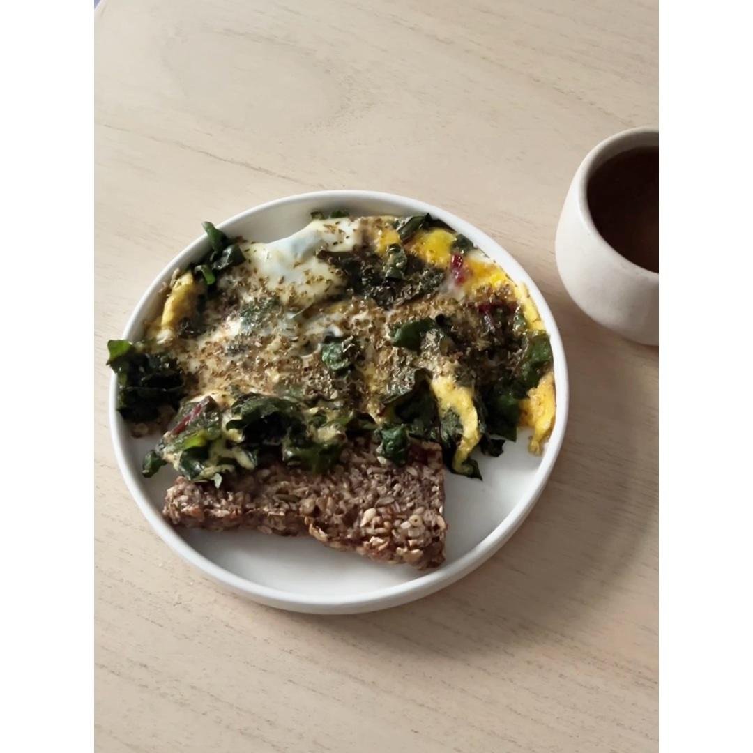 Seed Bread with Eggs (GF) | 30g protein