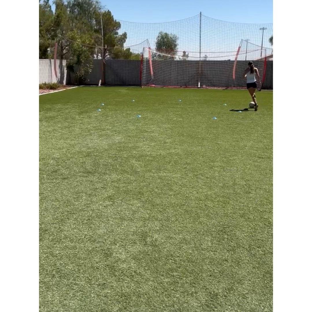 Dribble + Sprint around a circle
