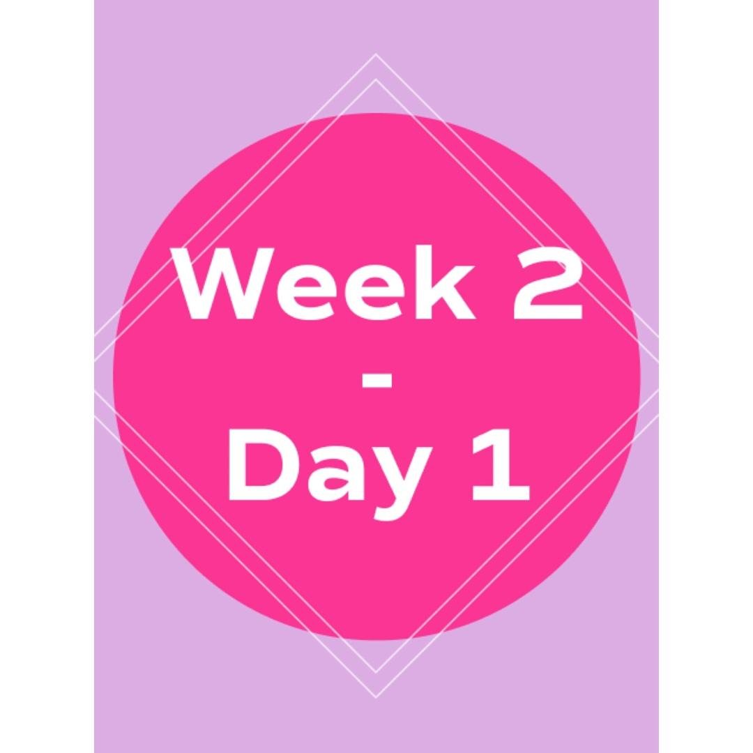 W2/D1: Glutes & Hamstrings