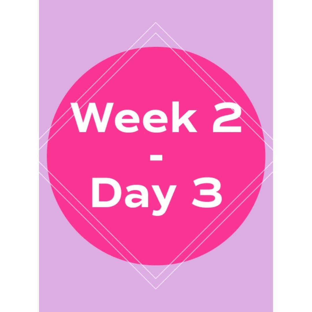 W2/D3: Shoulders & Back
