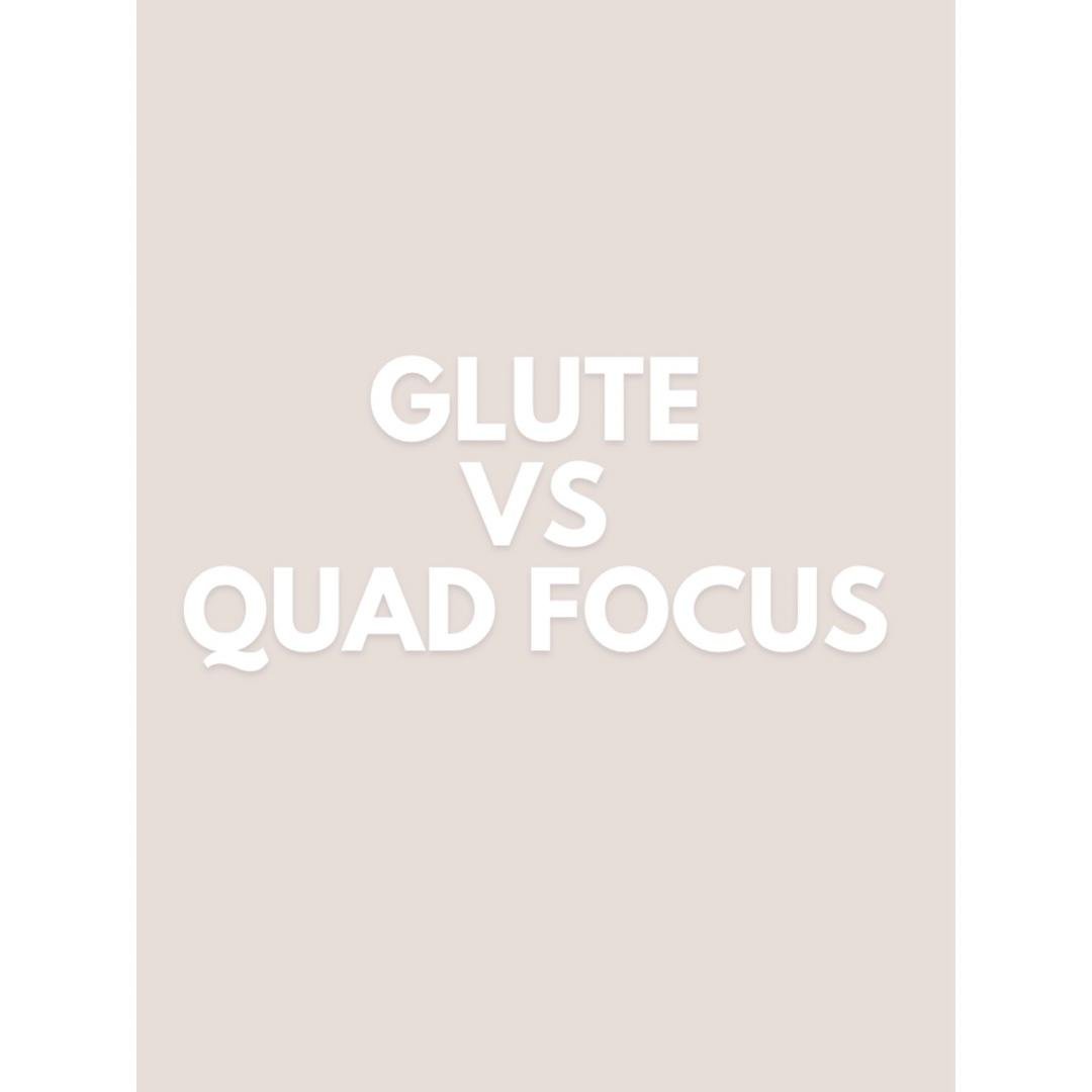 HOW TO make an exercise more hamstring/quad focus