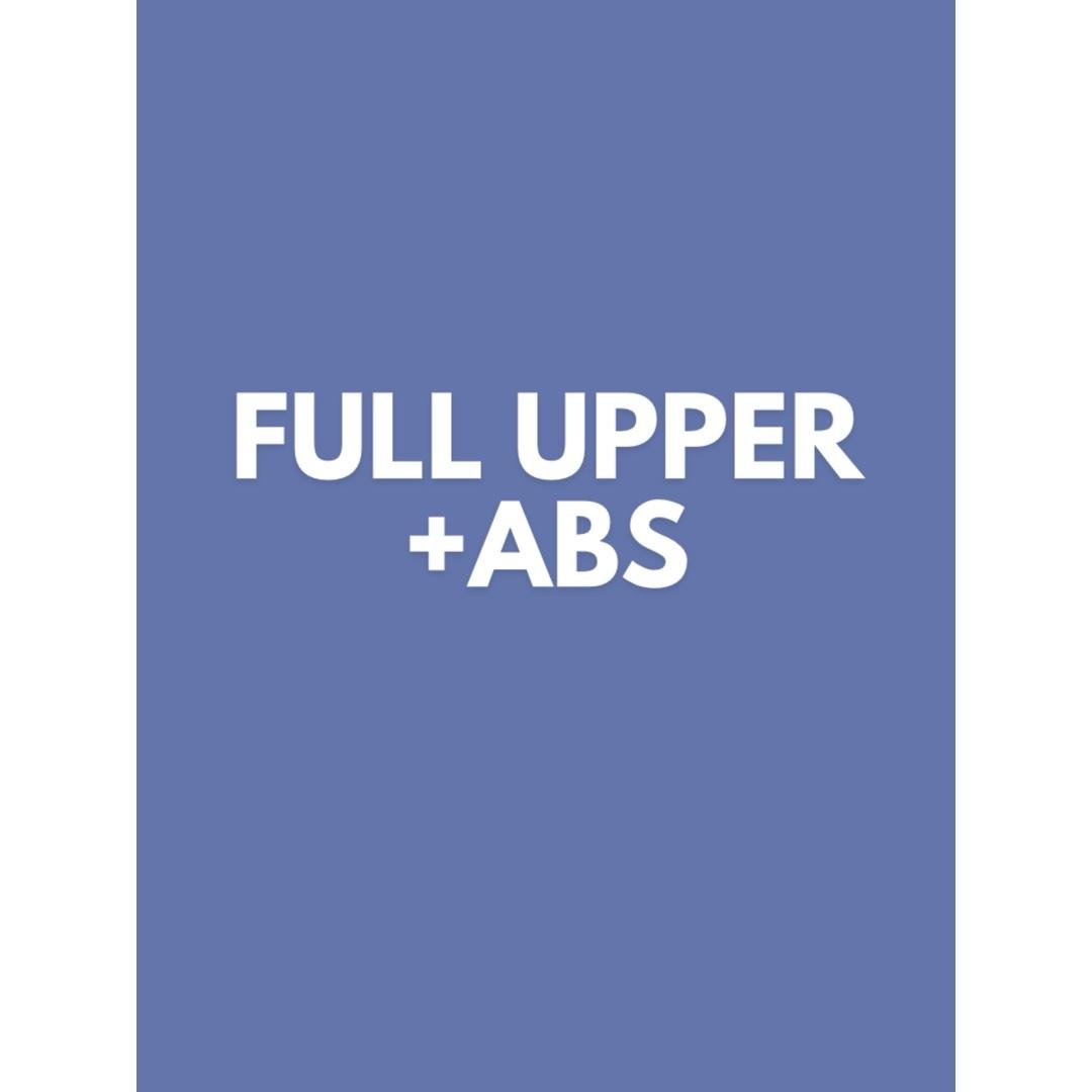 Full Upper Body + Abs wk1 d5