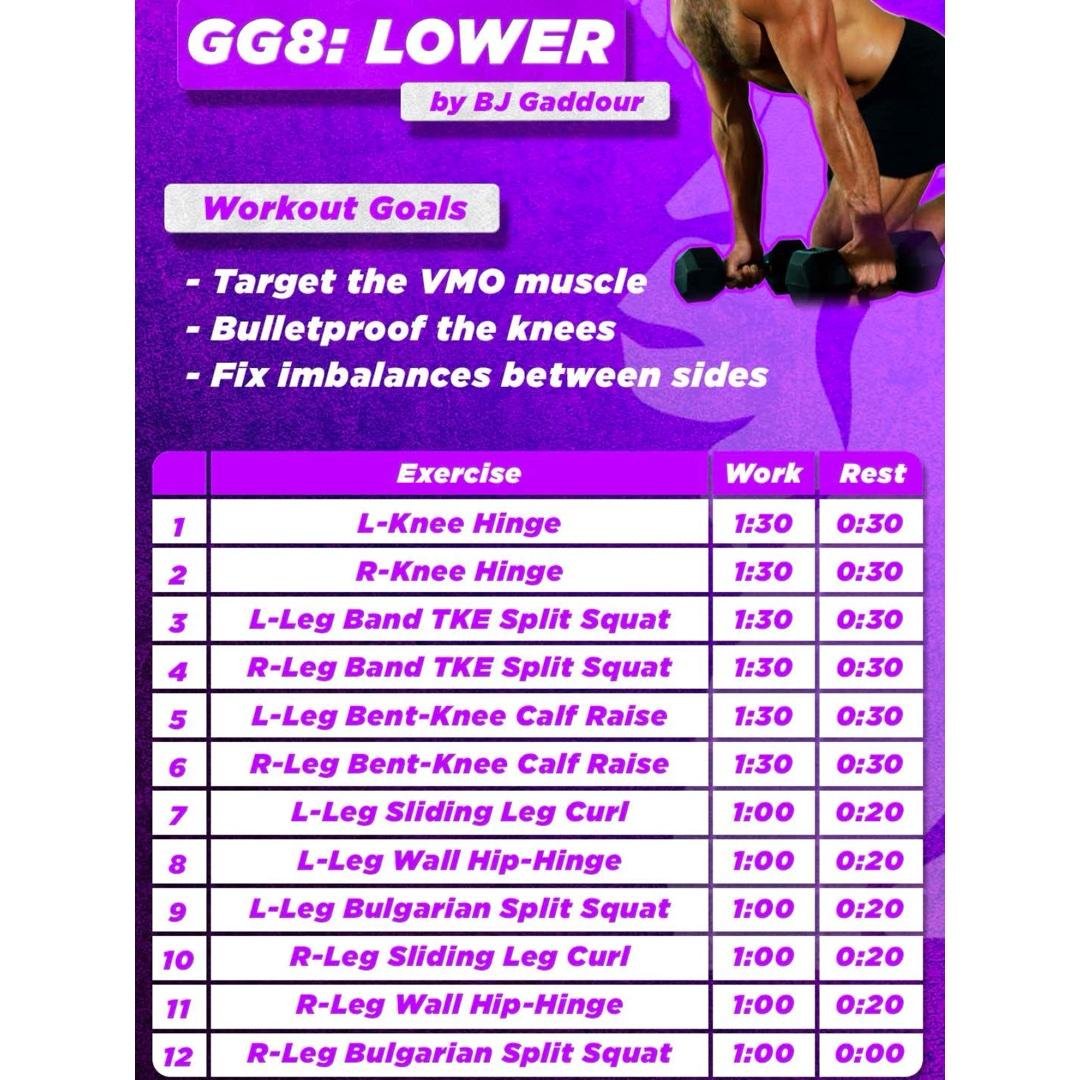 Workout 3- GG8