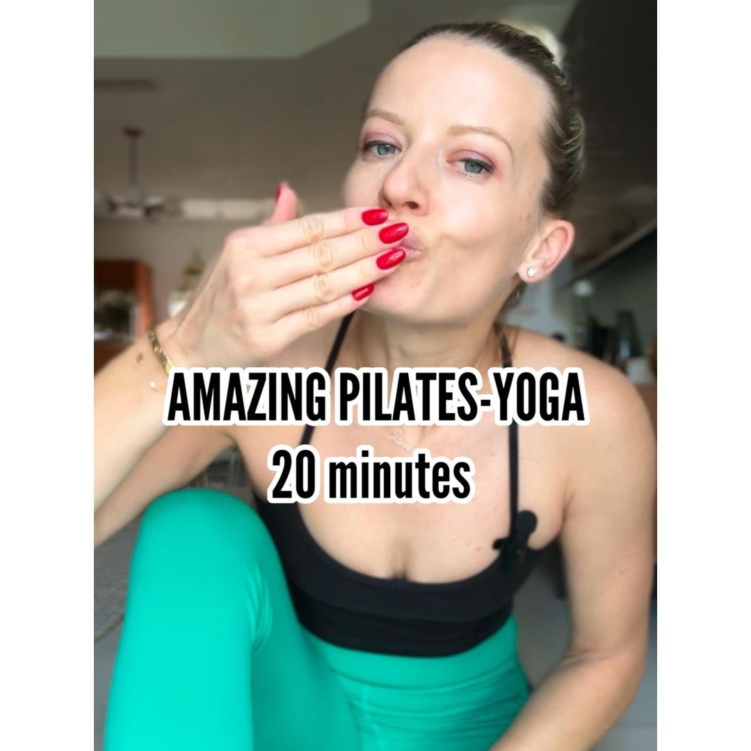 AMAZING 20 min Pilates Yoga combo full body!
