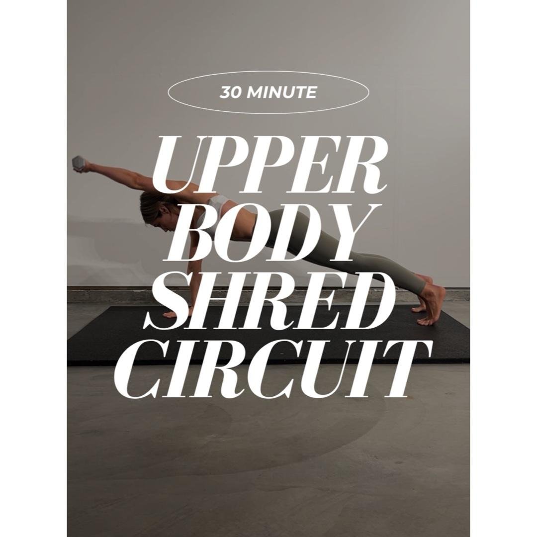Day 3 Upper Body Power & Core Control