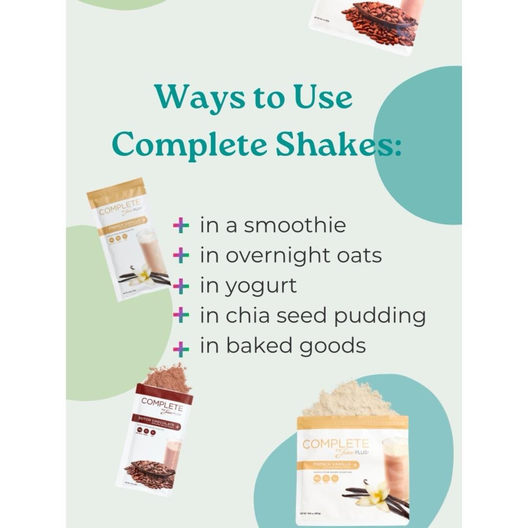 Ways to Use Complete Shakes 🫶🏻