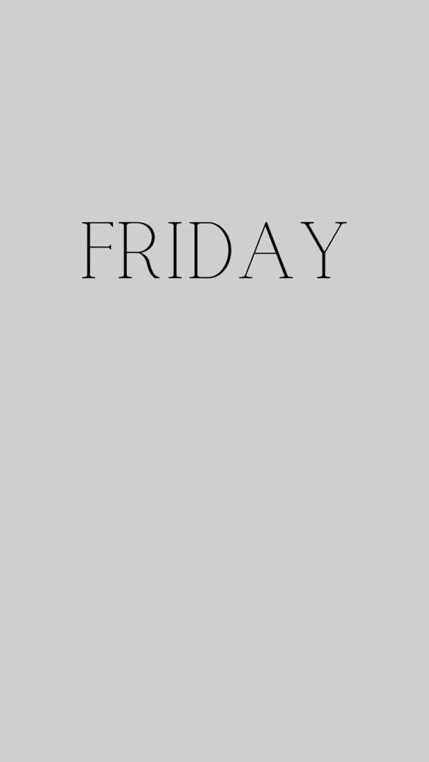 Week 2: Friday