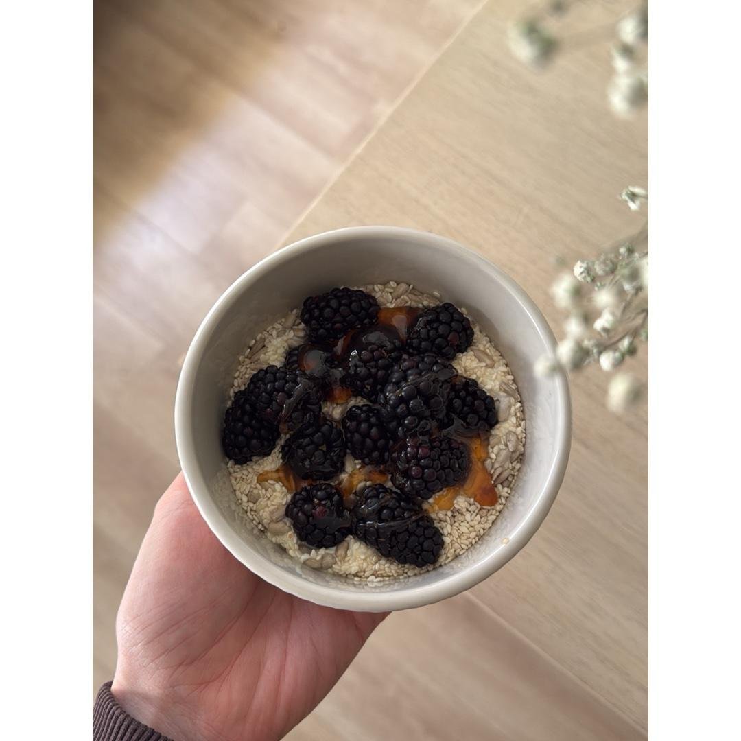 Luteal | Honey Blackberry Yogurt Bowl