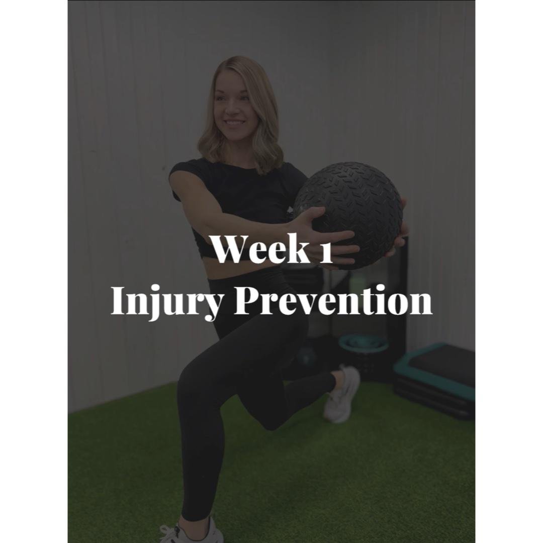 Week 1: Injury Prevention