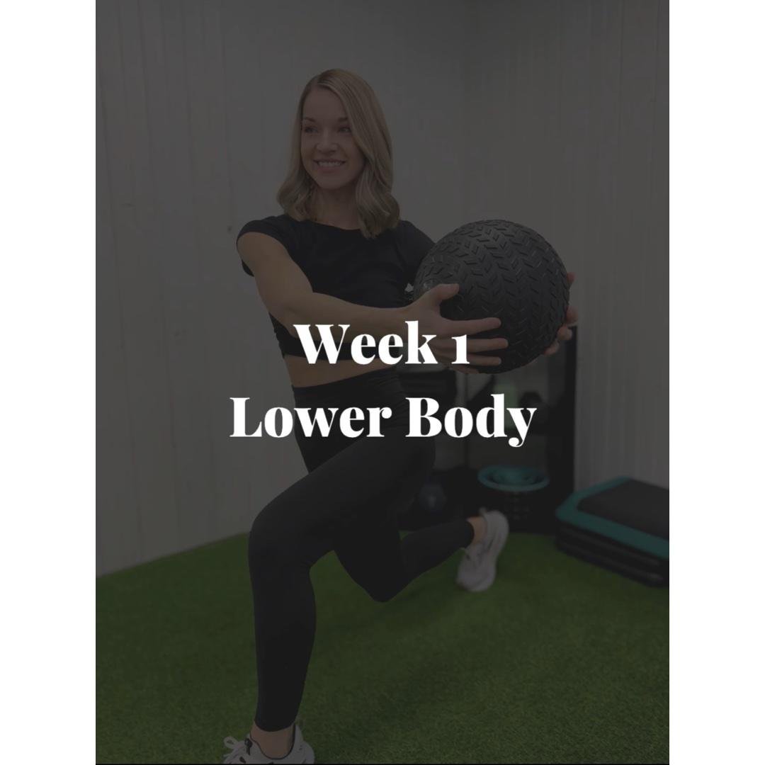 Week 1: Lower Body