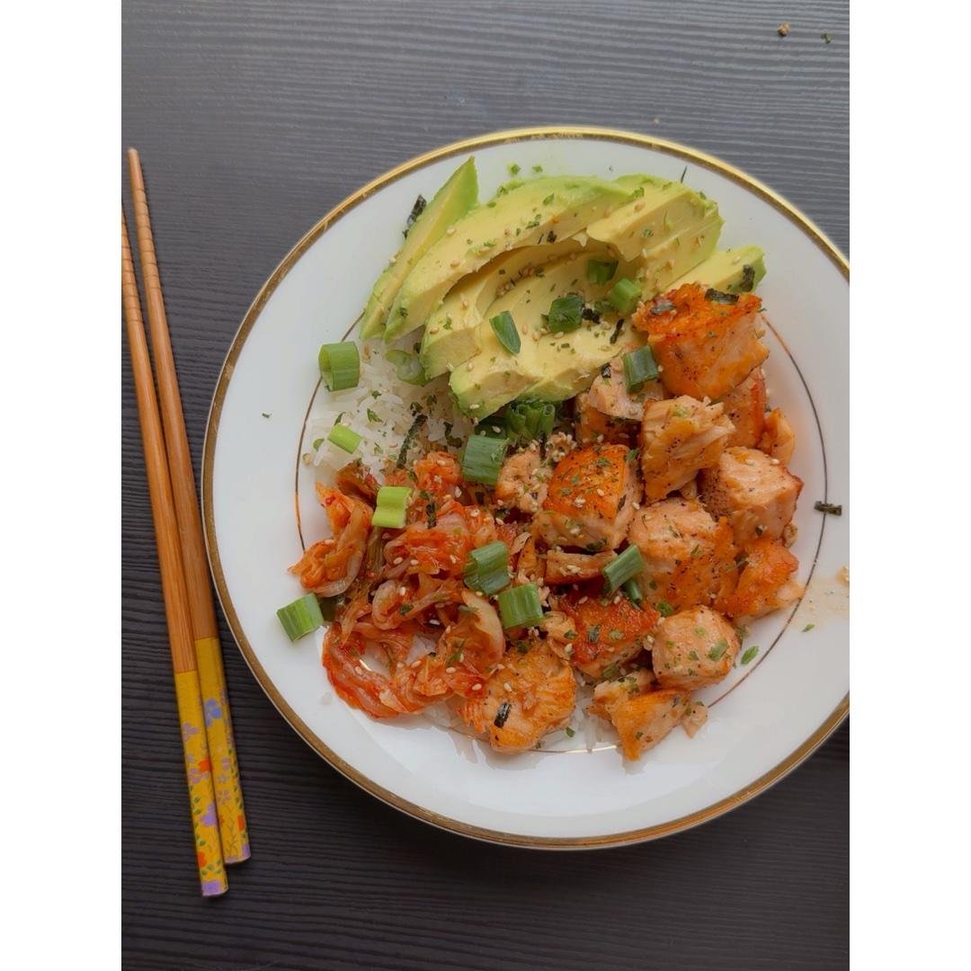 Ginger Salmon Sushi Bowls
