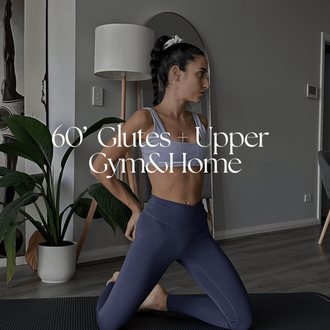 60' Glutes & Upper Body - Gym & Home