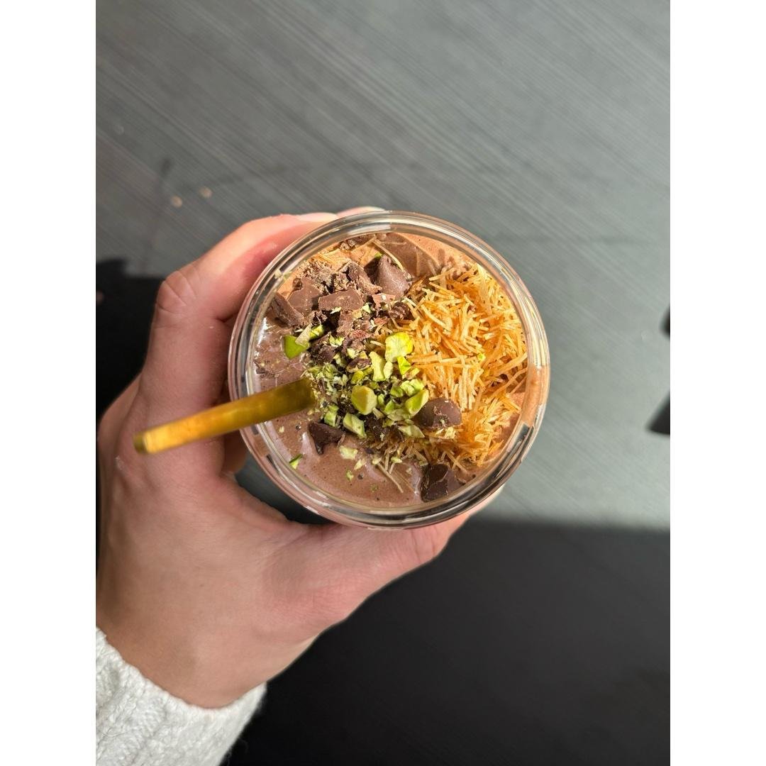 Dubai Chocolate Protein Smoothie