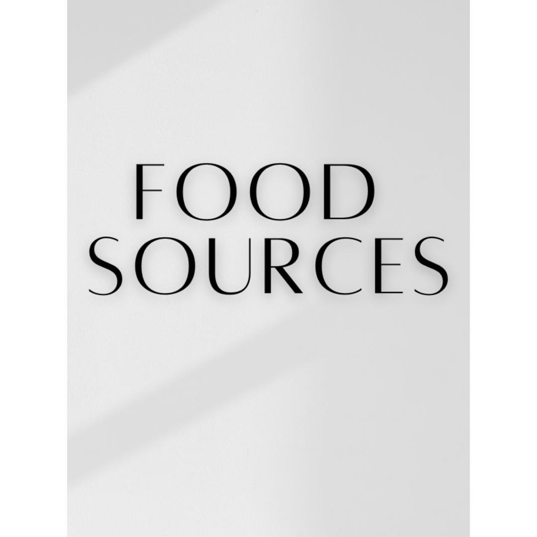 Food Sources for Protein, Fats, Carbs