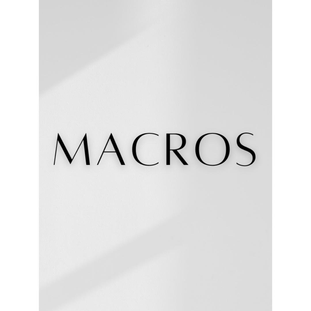 Calculating & Tracking Macros