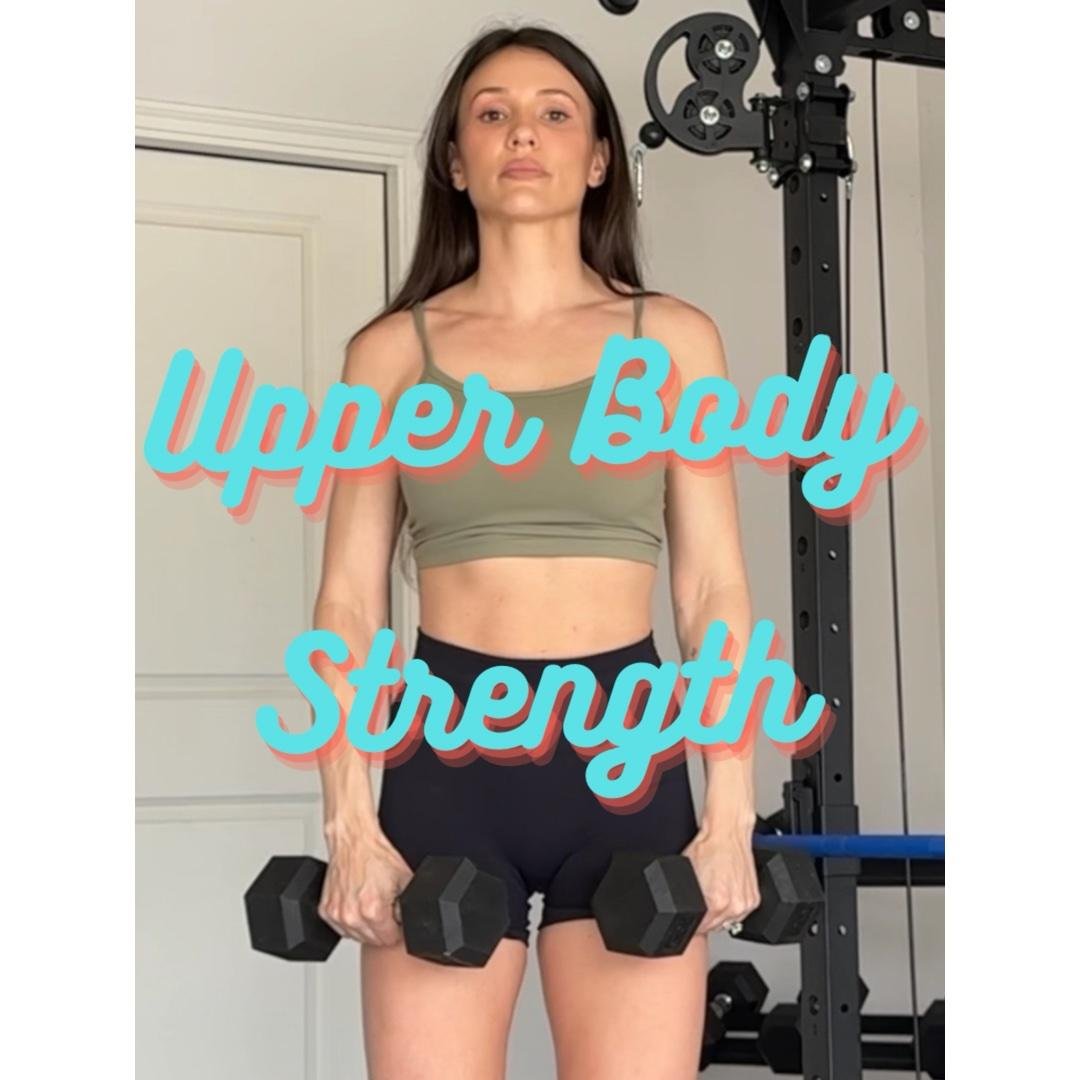 Monday: Upper Body Strength
