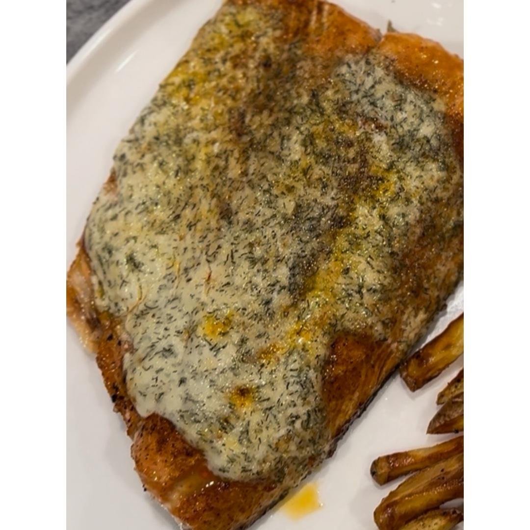 Lemon Dill Air-fryer Salmon