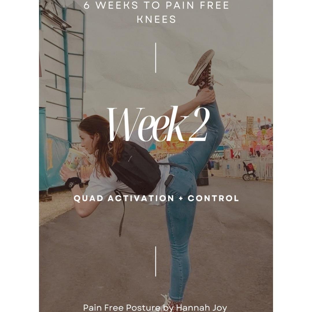 Week 2: Quad Activation + Control