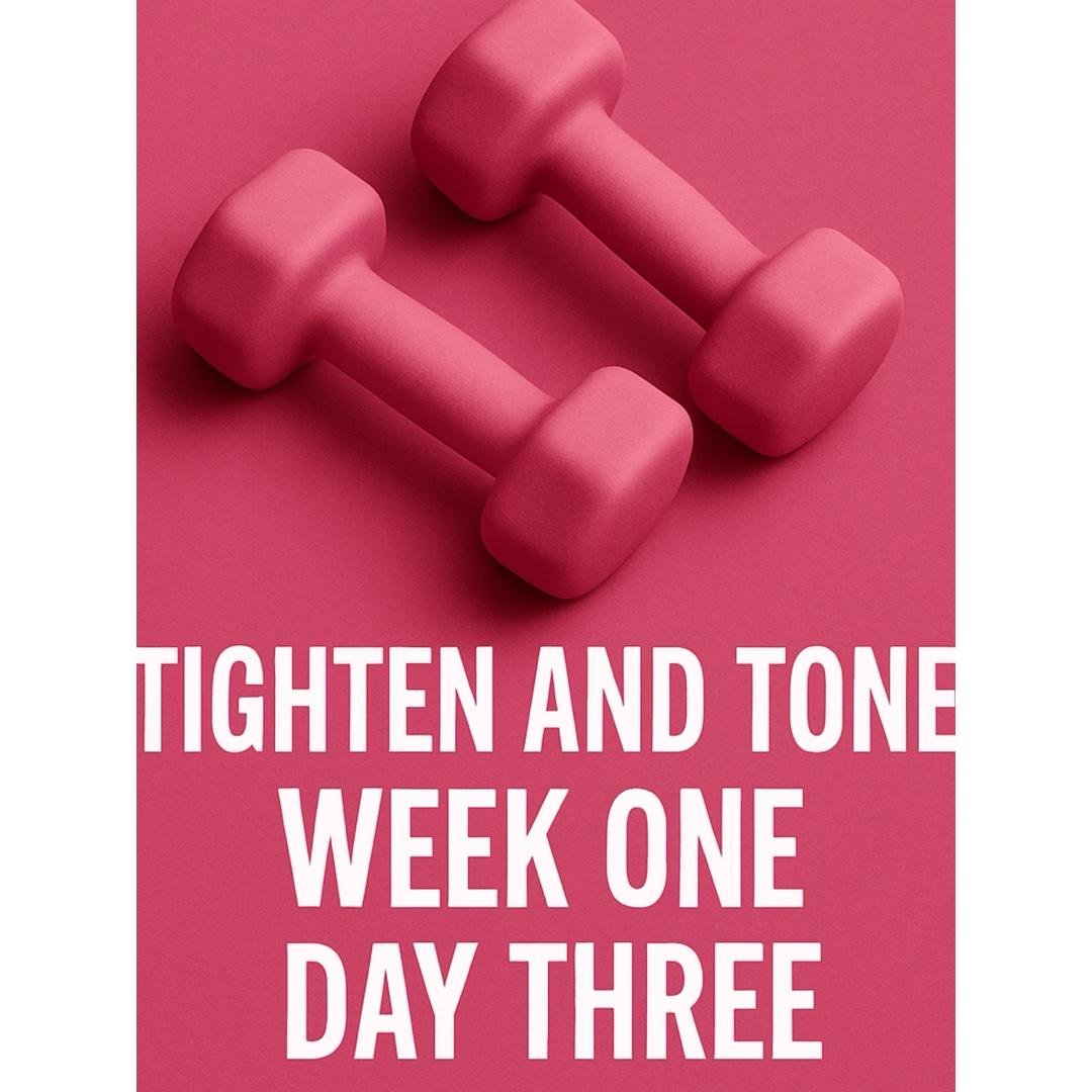 Week 1&3, day 3- Sculpt and burn