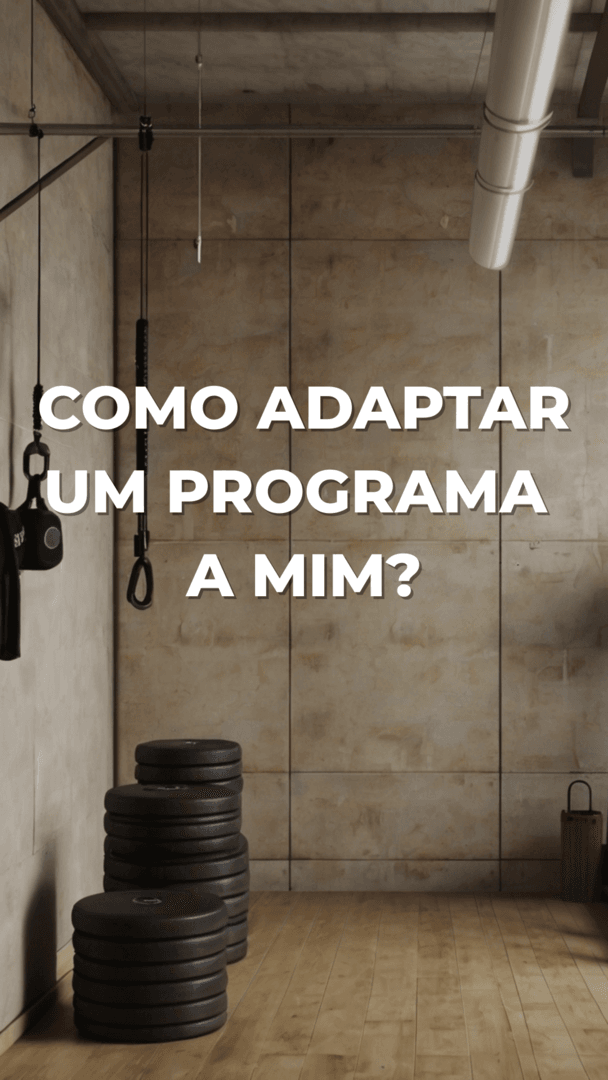 COMO ADAPTAR UM PROGRAMA A MIM?