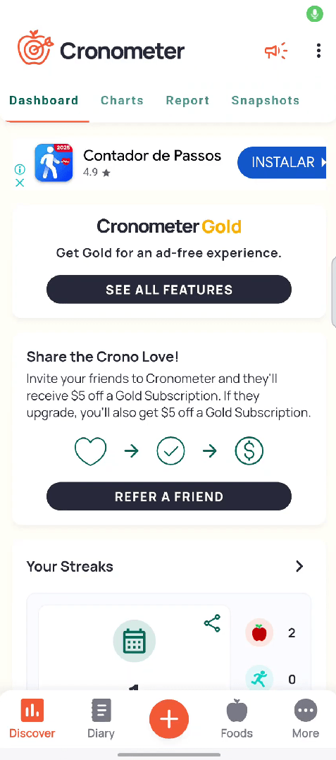 COMO USAR A APP CRONOMETER