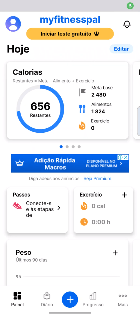COMO USAR O MYFITNESSPAL