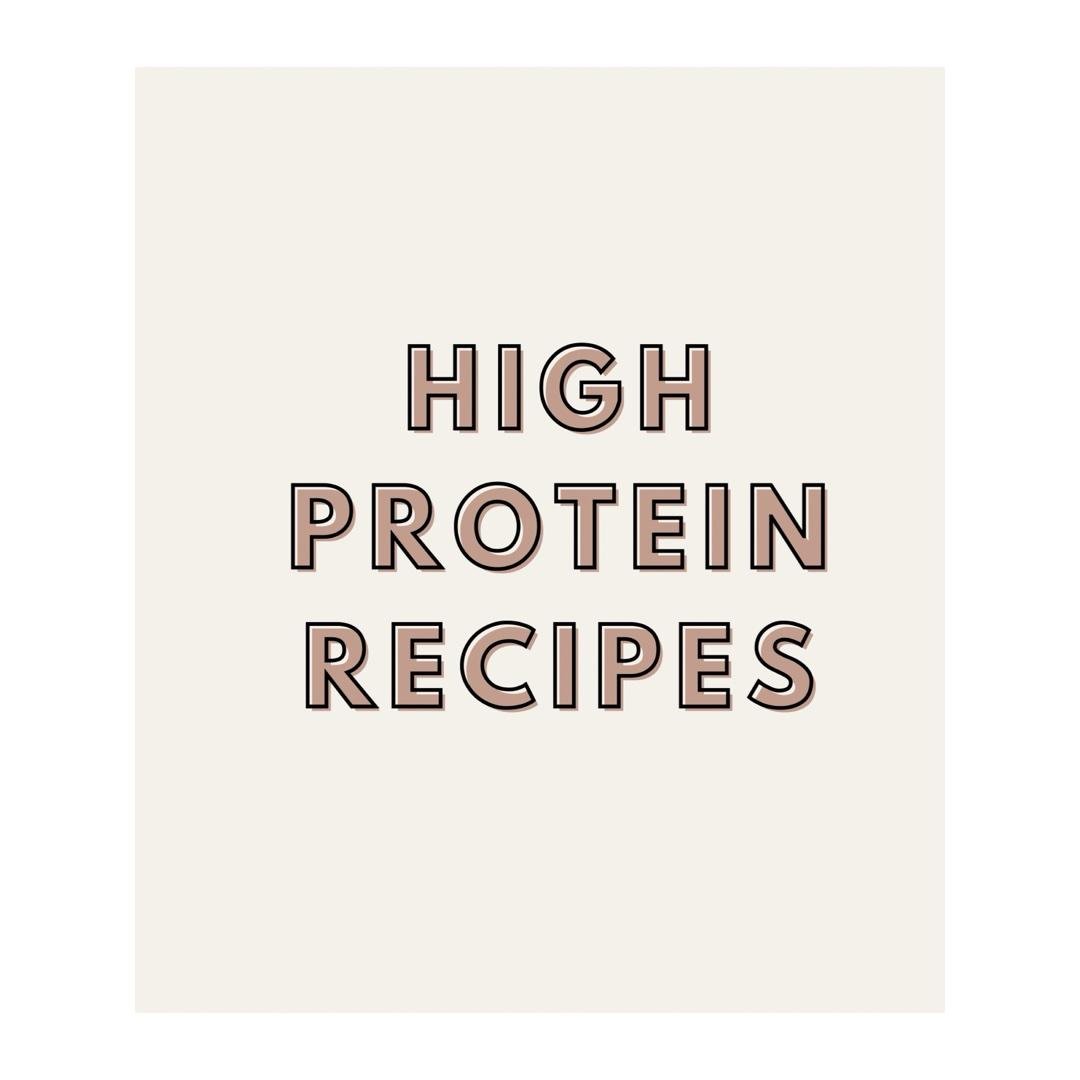 15 HIGH PROTEIN RECIPES
