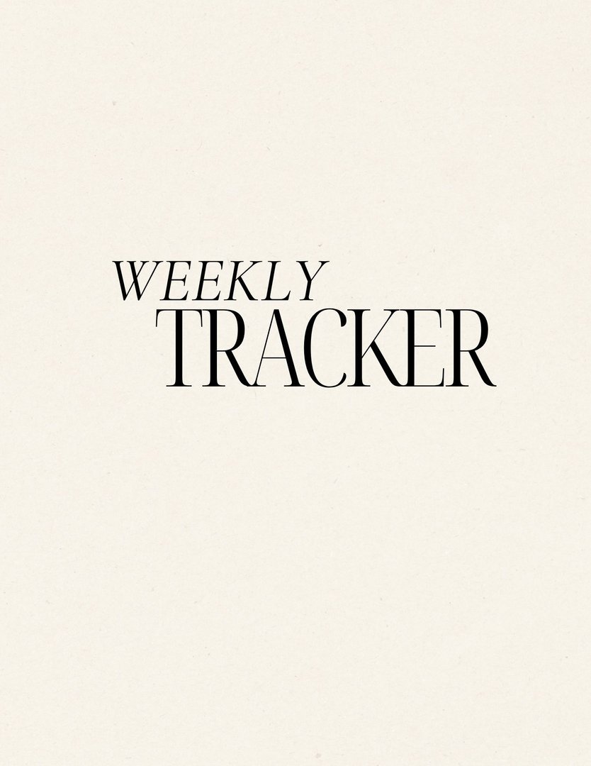 -> Weekly Tracker