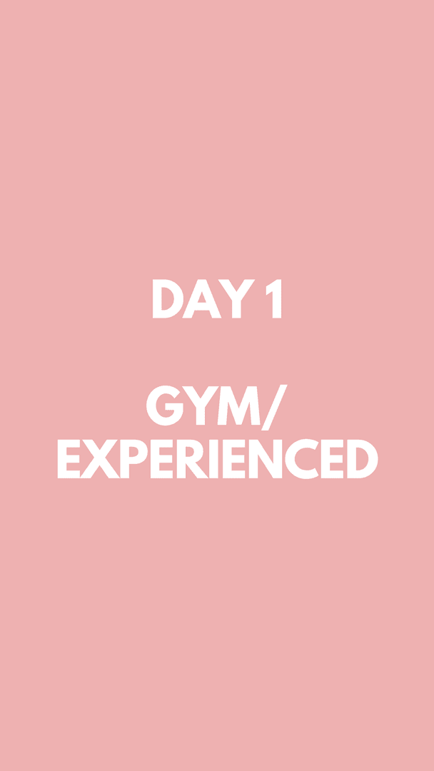 Quad-Focused - Gym/Experienced