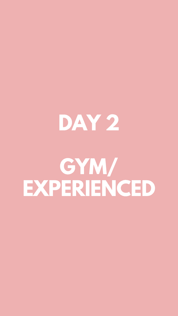 Chest, Triceps & Core - Gym/Experienced