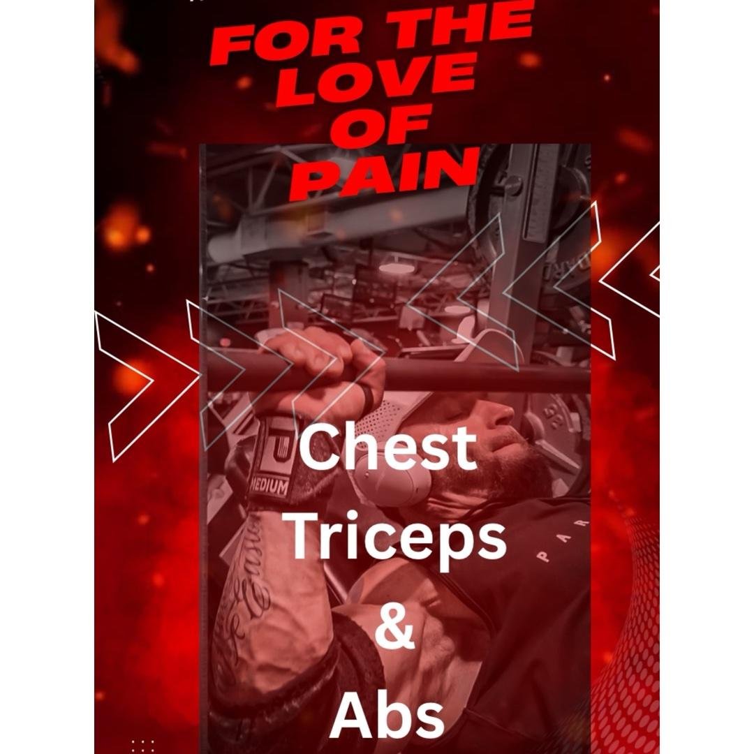 🔥 CHEST • TRIS • ABS 🔥 Press. Burn. Carve.