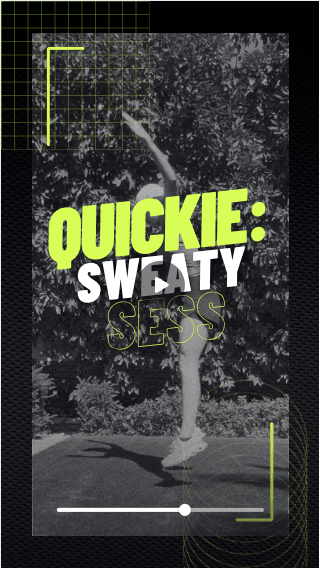 Quickie: 10 Min Sweaty Sesh *Beginner