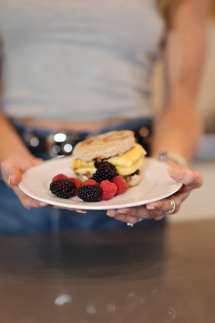 Egg & Chicken Sausage Breakfast Sandwich