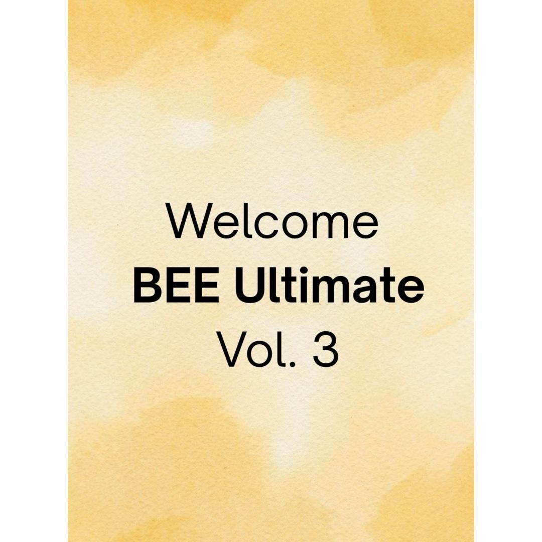 Welcome to BEE Ultimate 💫