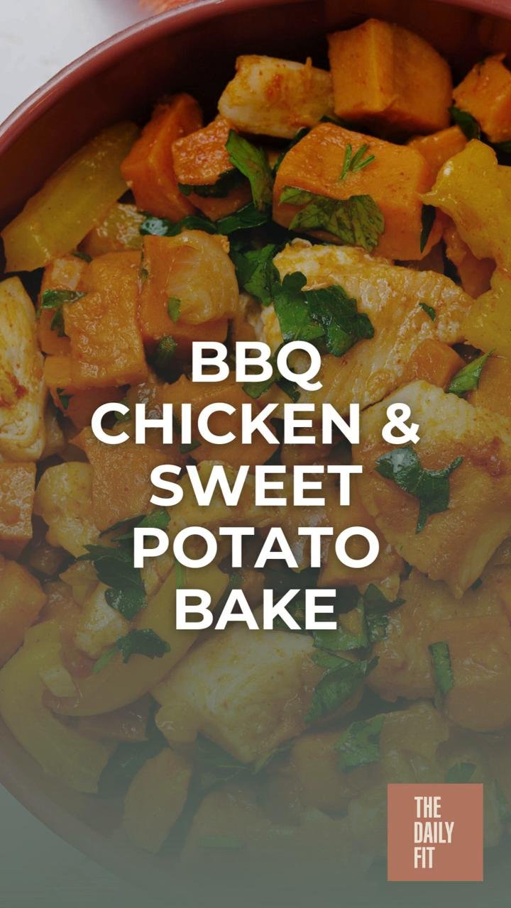BBQ Chicken & Sweet Potato Bake