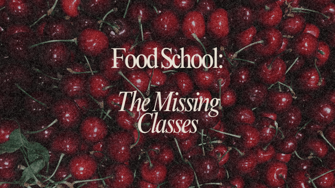 Welcome to Food School