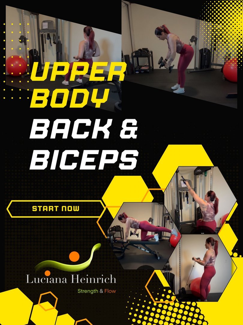 Upper Body Workout: Back & Biceps 
