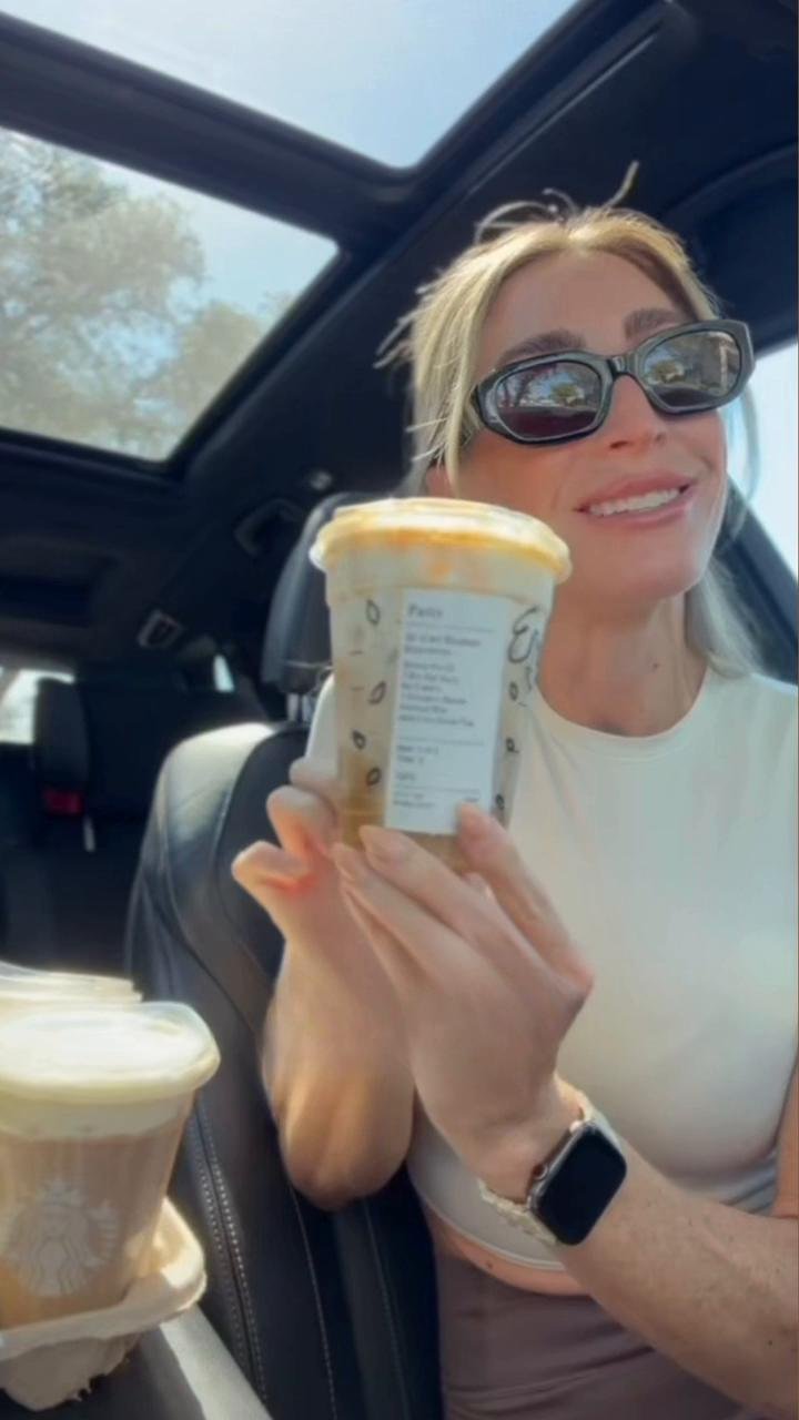 Pumpkin Spice Shaken Espresso with Brown Sugar Protein Cold Foam