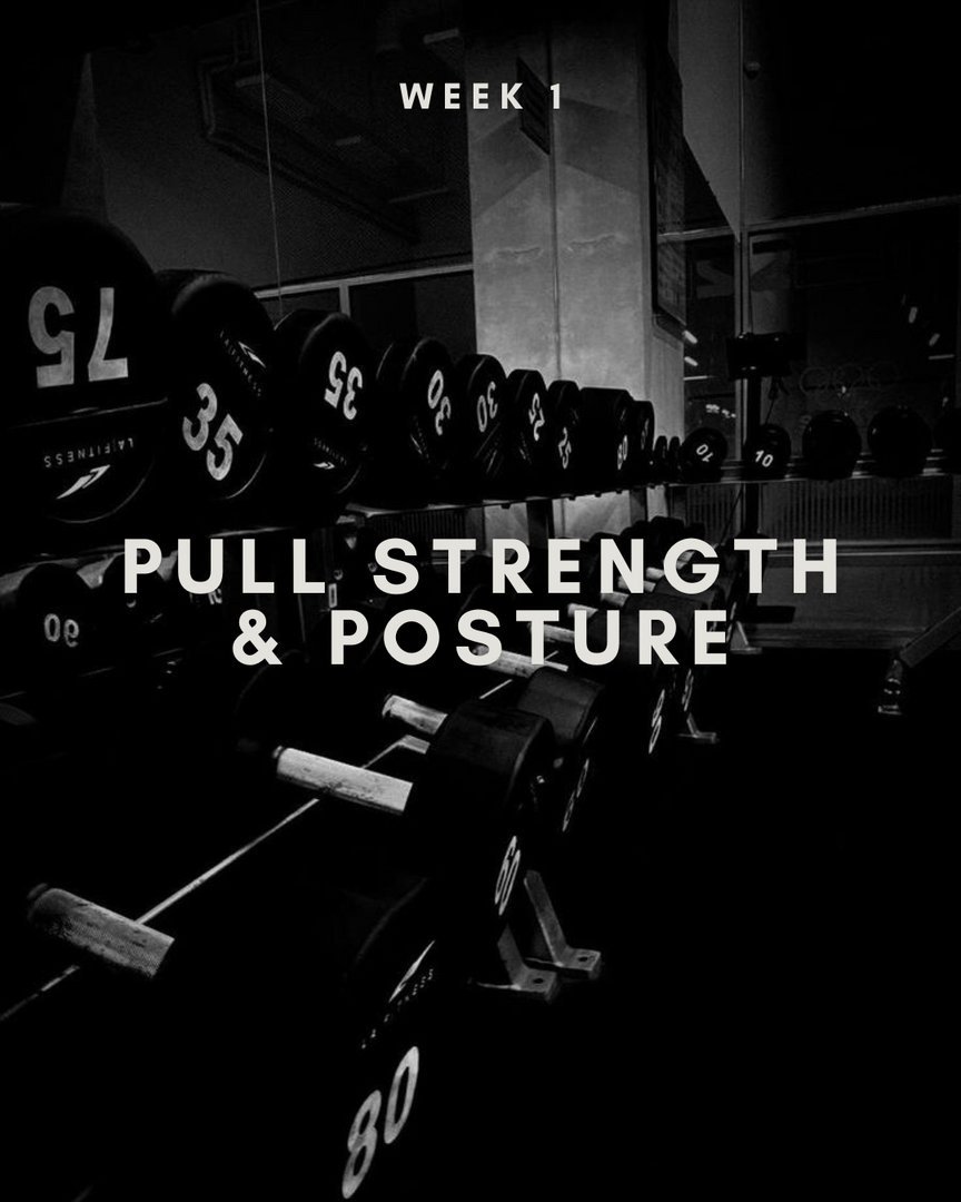 Week 1 – Upper Body Workout #2: Pull Strength & Posture
