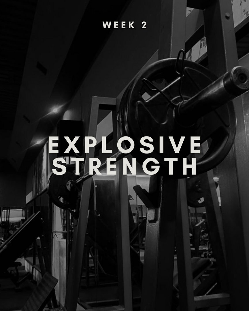 Week 2- Lower Body Workout #1   – Explosive Strength Meets Game Movement