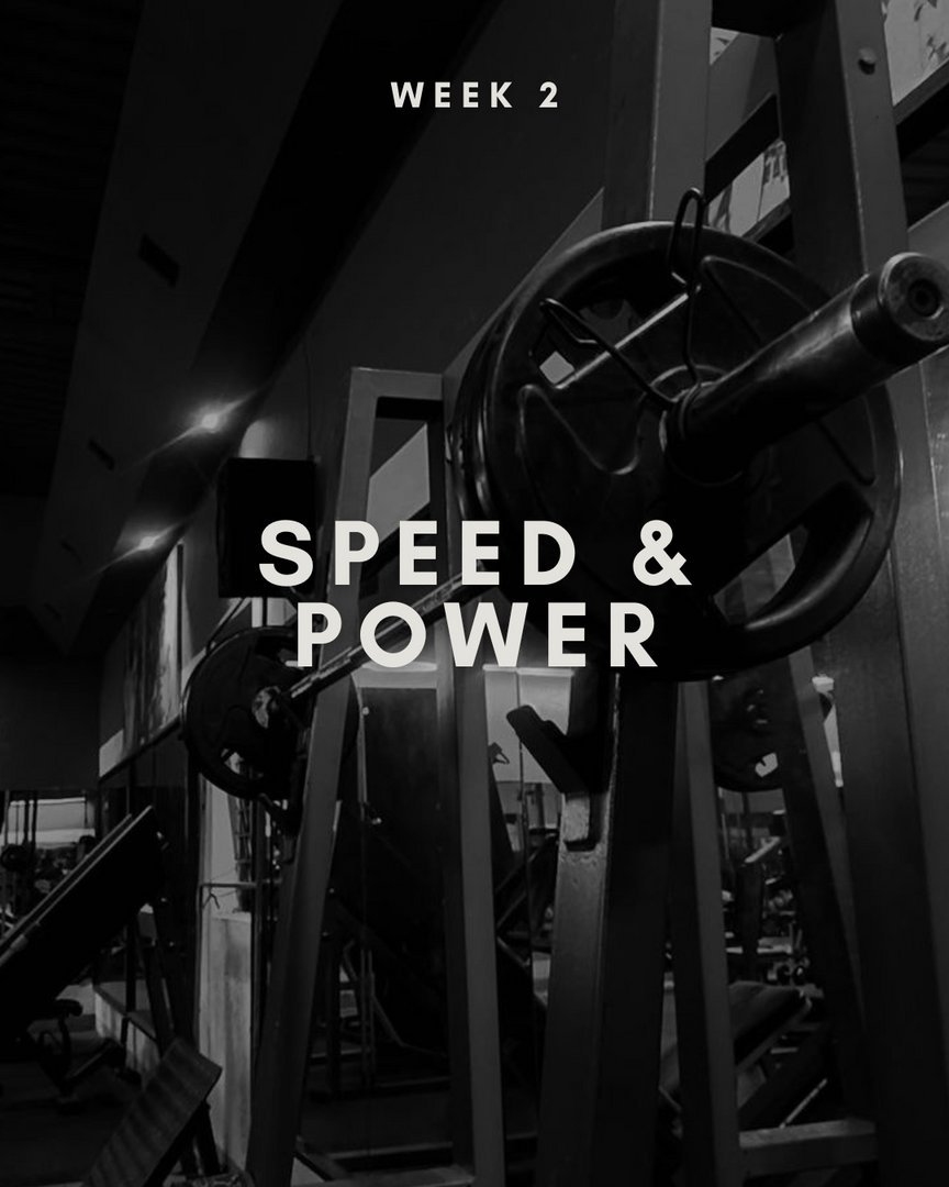Week 2 – Lower Body Workout #2: Speed & Reactive Power
