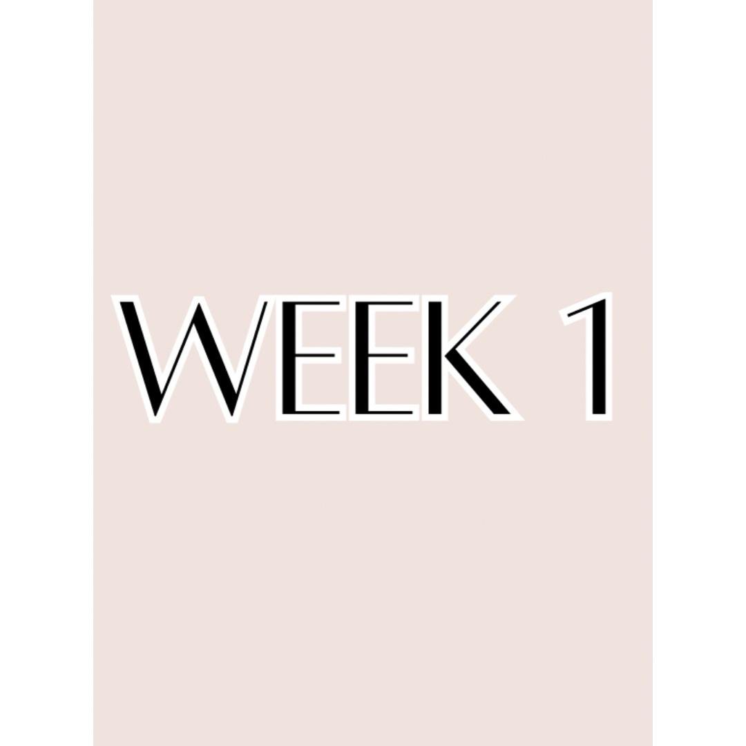 Week 1