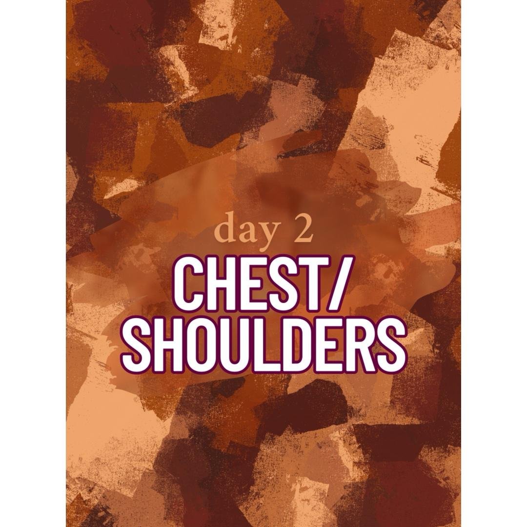 Chest + shoulders (GYM)