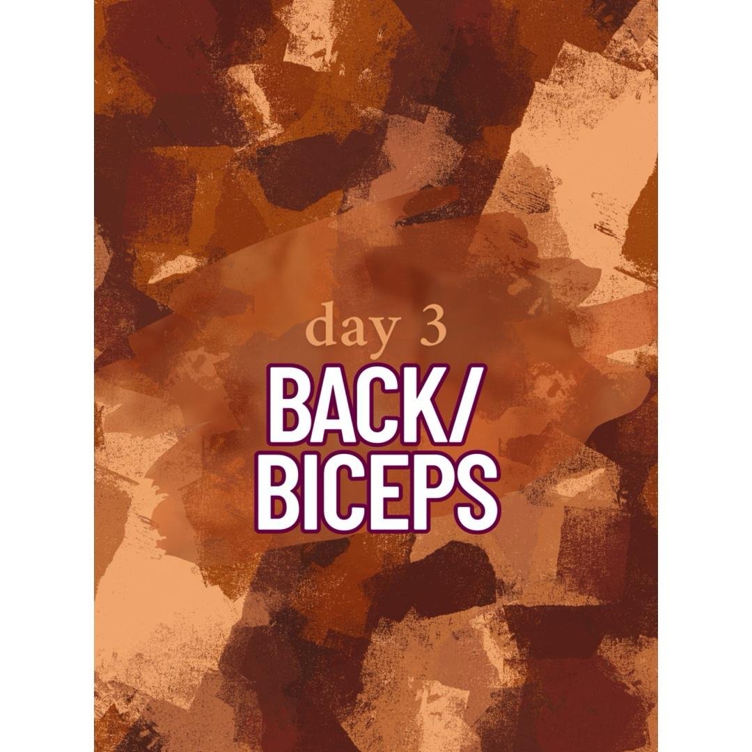 Back & biceps (GYM)