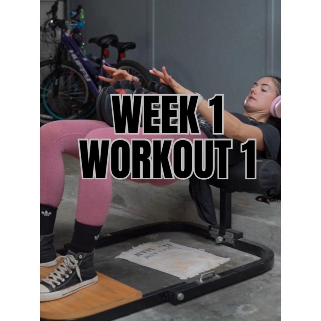 Week 1 - Workout 1