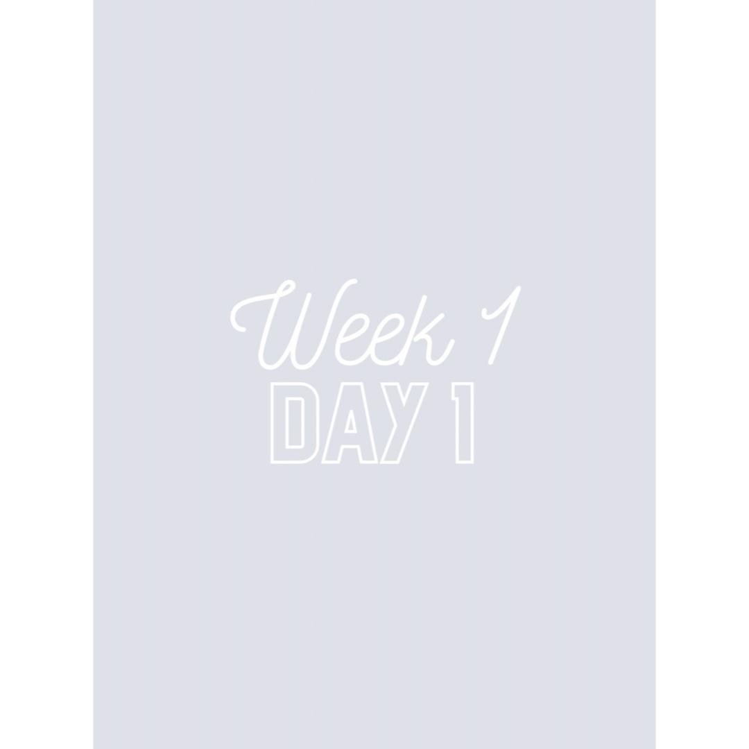 Week 1 | Day 1