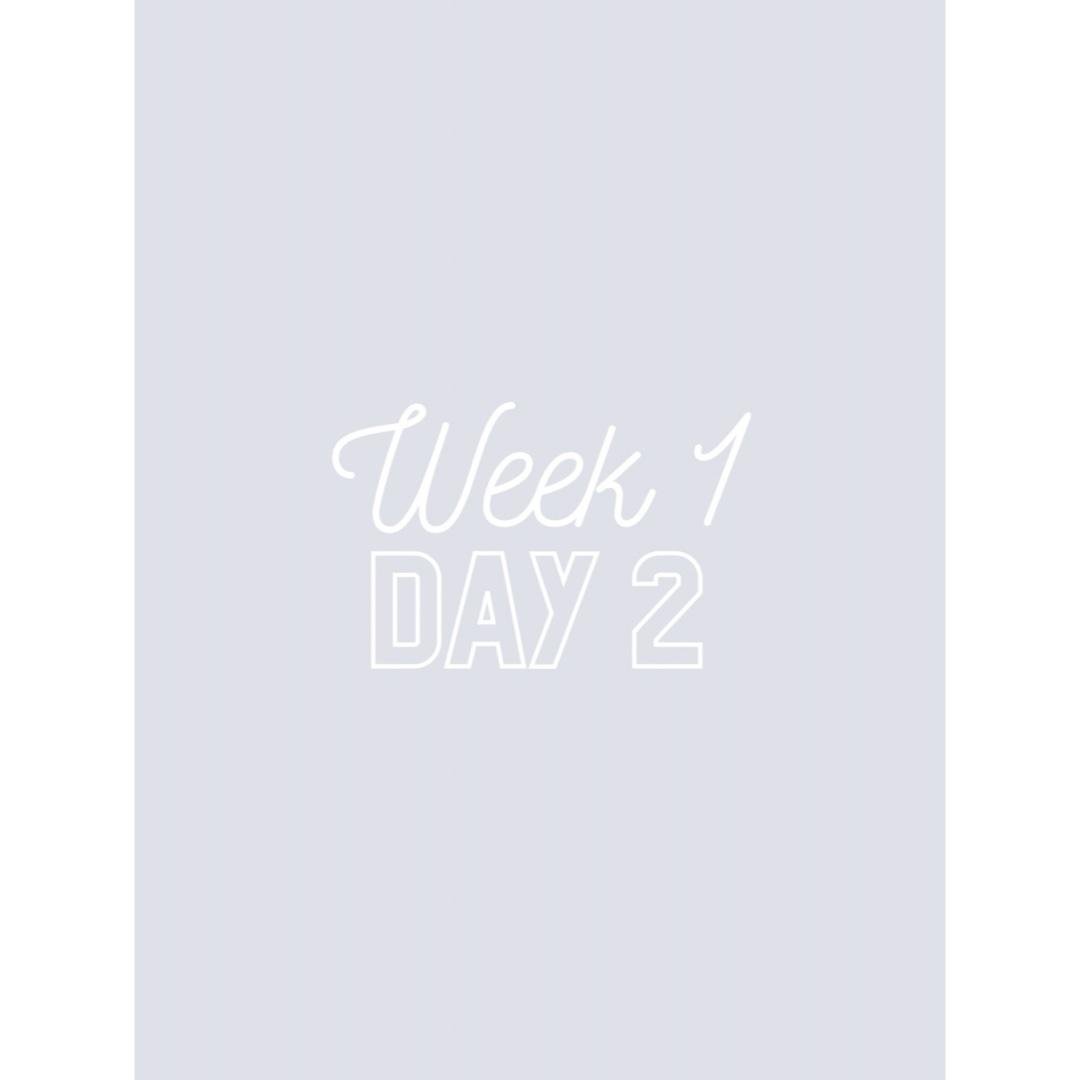 Week 1 | Day 2