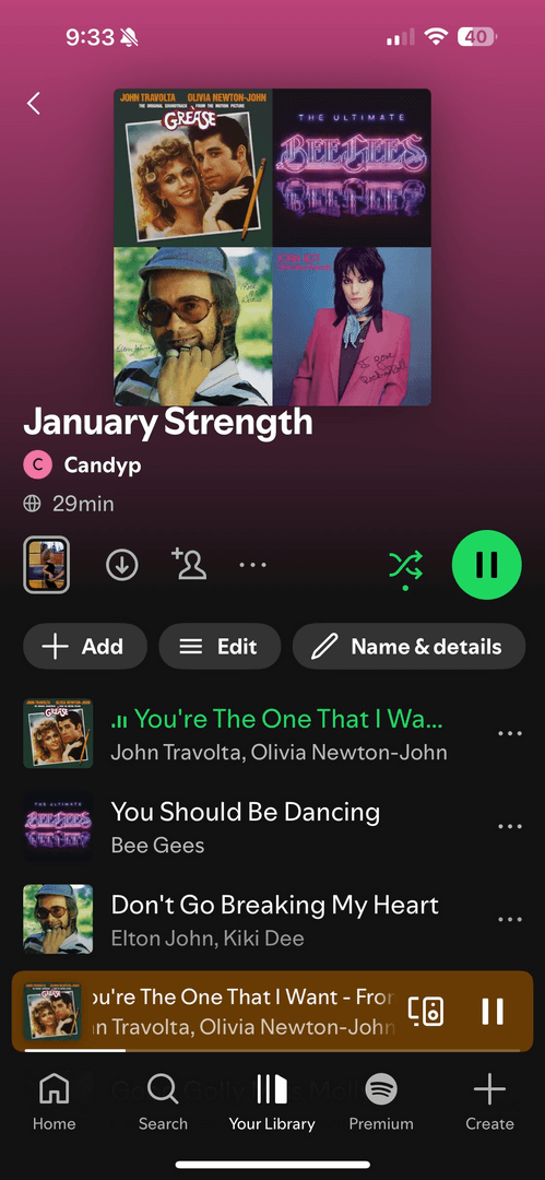 Curated Playlists in the app